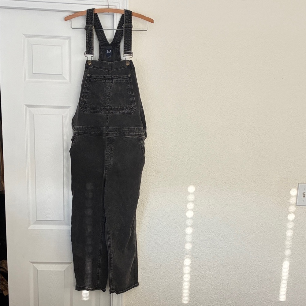 GAP Black Denim Overalls